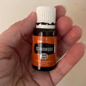 Young Living Cedarwood .5 fl oz full opened